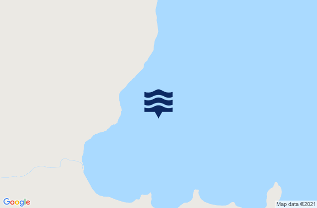 Mapa da tábua de marés em La Argentina (Fondeadero), Argentina