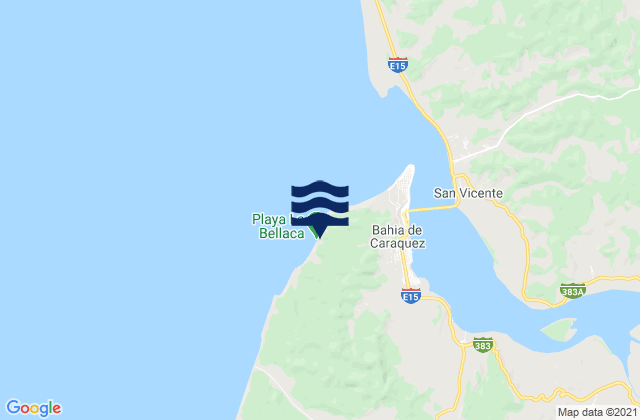 Mapa da tábua de marés em La Punta - La Bellaca, Ecuador