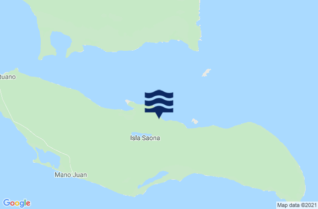 Mapa da tábua de marés em La Romana, Dominican Republic