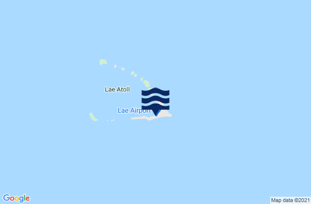 Mapa da tábua de marés em Lae, Marshall Islands