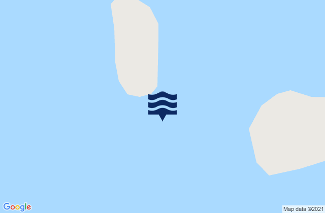 Mapa da tábua de marés em Lent Islands Graham Land, Chile