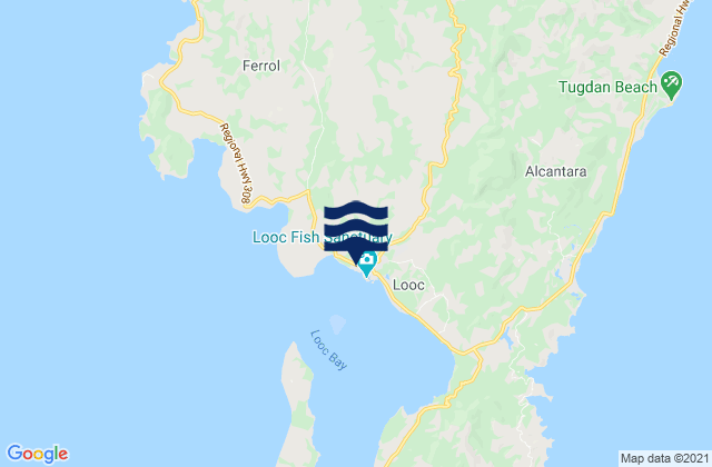 Mapa da tábua de marés em Limon, Philippines