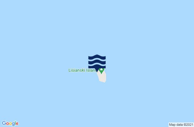 Mapa da tábua de marés em Lisianski Island, United States