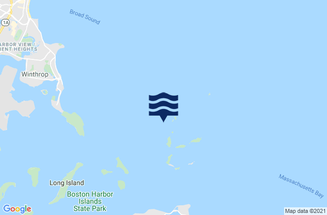 Mapa da tábua de marés em Little Calf Island 0.4 n.mi. NW of, United States