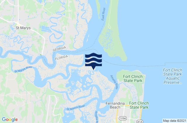 Mapa da tábua de marés em Lofton (Lanceford Creek), United States