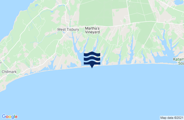 Mapa da tábua de marés em Long Point, United States