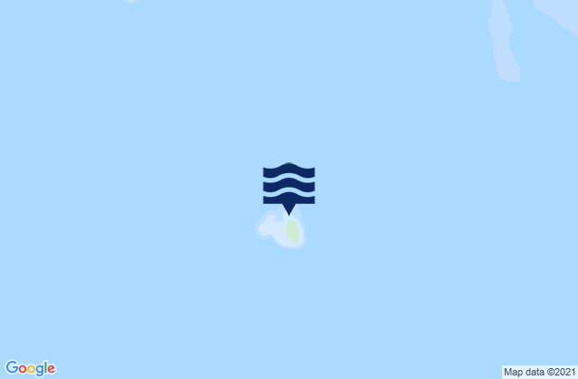 Mapa da tábua de marés em Low Islets, Australia