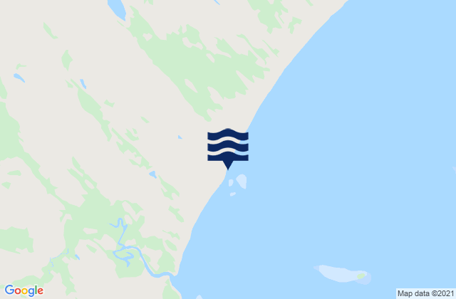 Mapa da tábua de marés em Low Wooded Isle, Australia