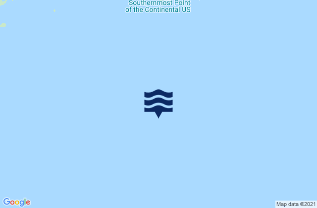 Mapa da tábua de marés em Main Ship Channel Entrance, United States