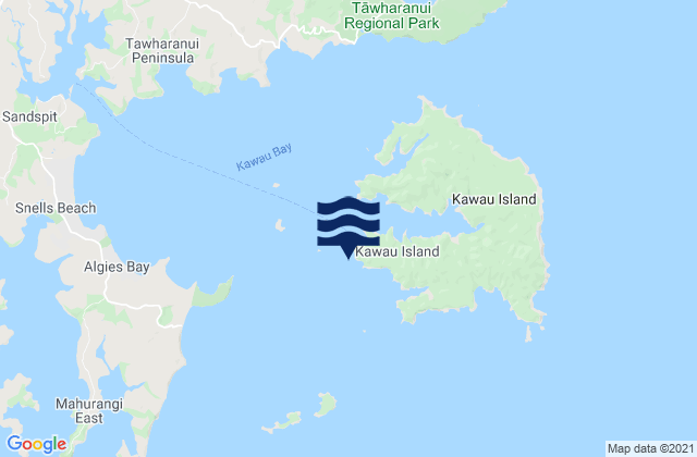 Mapa da tábua de marés em Mansion House Bay - Bon Accord Harbour, New Zealand
