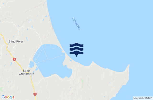 Mapa da tábua de marés em Marfells Beach, New Zealand