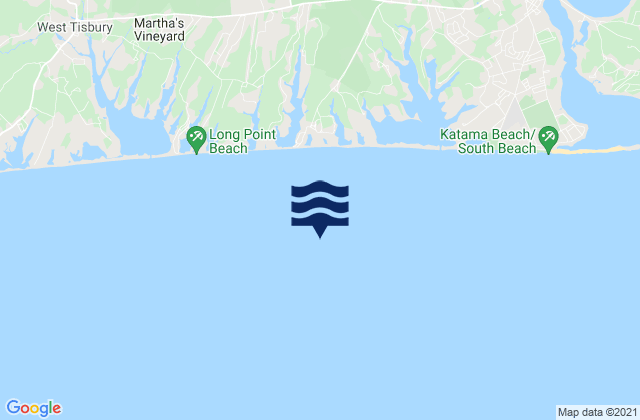 Mapa da tábua de marés em Martha's Vineyard GPS Buoy, United States