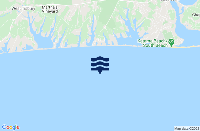 Mapa da tábua de marés em Marthas Vineyard GPS Buoy, United States