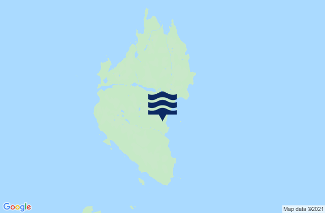 Mapa da tábua de marés em Mary Island, United States