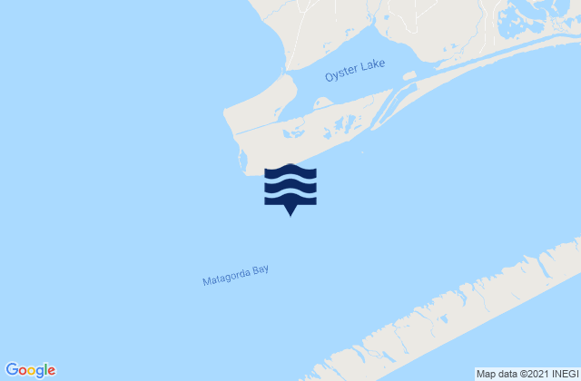 Mapa da tábua de marés em Matagorda Bay, United States