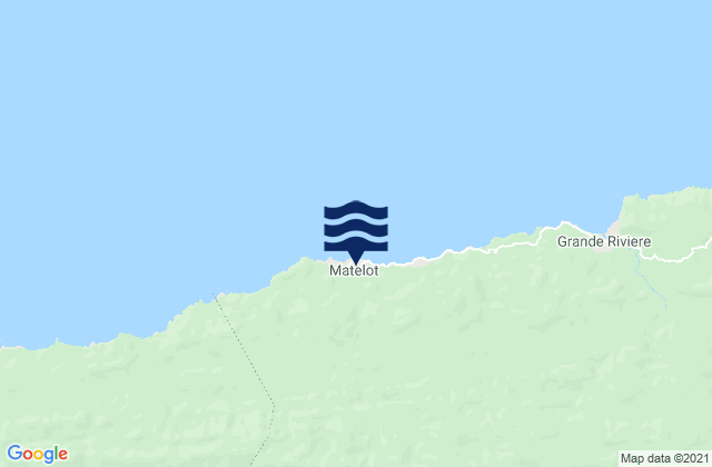 Mapa da tábua de marés em Matelot, Trinidad and Tobago
