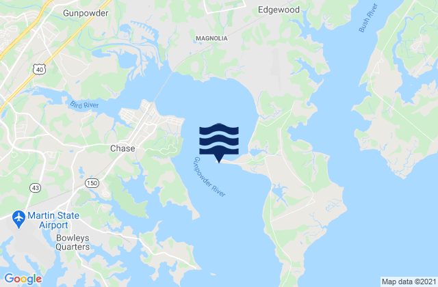 Mapa da tábua de marés em Maxwell Point, United States