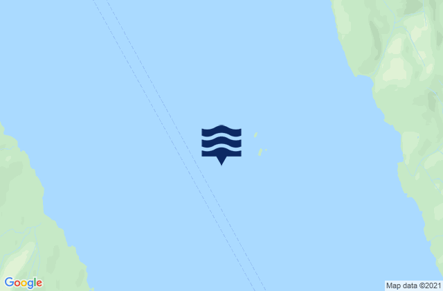 Mapa da tábua de marés em Midway Island, United States
