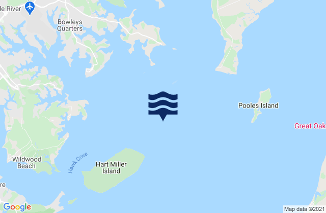 Mapa da tábua de marés em Miller Island 1.5 miles ENE of, United States