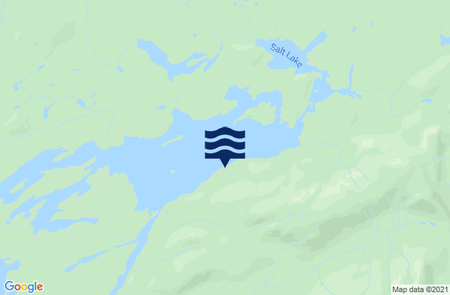 Mapa da tábua de marés em Mitchell Bay, United States