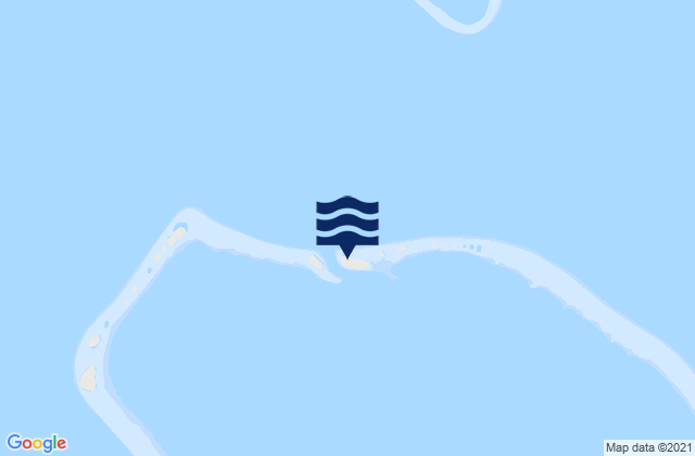 Mapa da tábua de marés em Moch, Micronesia