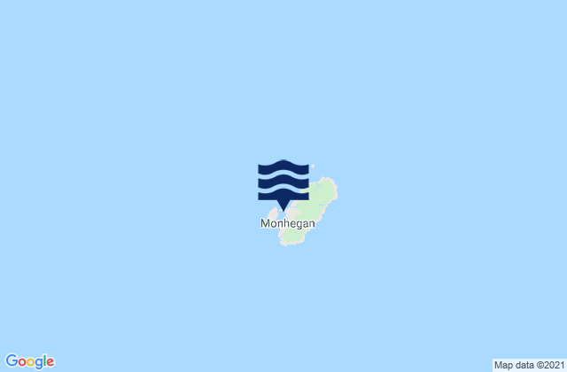 Mapa da tábua de marés em Monhegan Island, United States