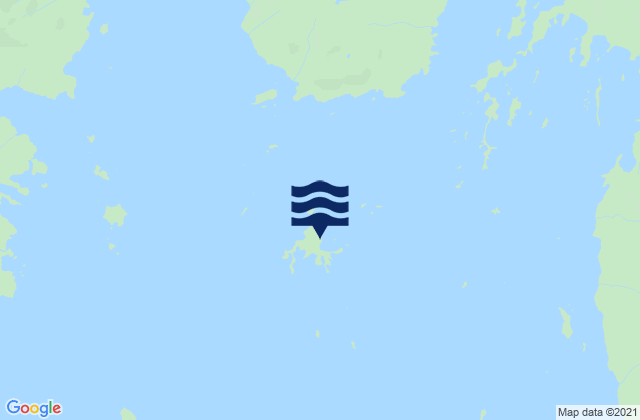 Mapa da tábua de marés em Monte Carlo Island, United States