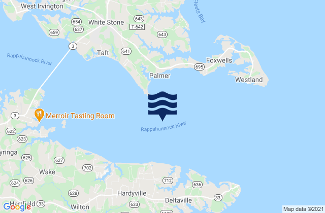 Mapa da tábua de marés em Mosquito Point 0.9 mile SSE of, United States