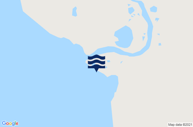 Mapa da tábua de marés em Mould Bay, United States