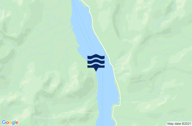 Mapa da tábua de marés em Mountain Point, United States