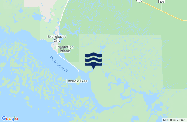 Mapa da tábua de marés em Mud Bay, United States