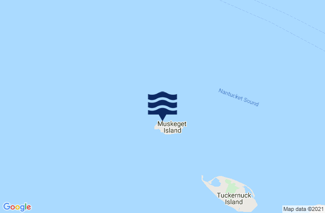Mapa da tábua de marés em Muskeget Island (North Side), United States
