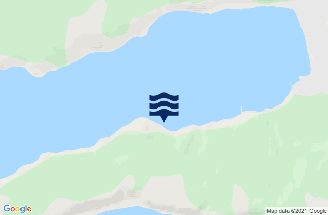 Mapa da tábua de marés em Nagaeva Bay (Tauiskaya Bay), Russia