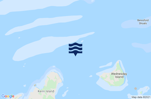 Mapa da tábua de marés em Nardana Patches, Australia