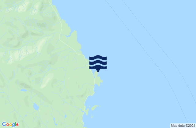 Mapa da tábua de marés em Narrow Point, United States