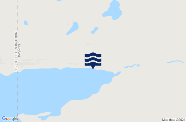 Mapa da tábua de marés em Natkusiak Peninsula, United States