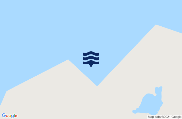 Mapa da tábua de marés em Needle Cove, Canada