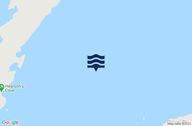 Mapa da tábua de marés em Nickol Bay, Australia