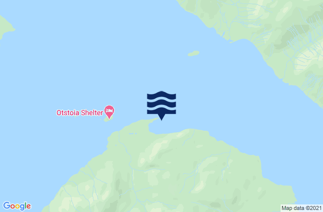 Mapa da tábua de marés em Nismeni Cove, United States