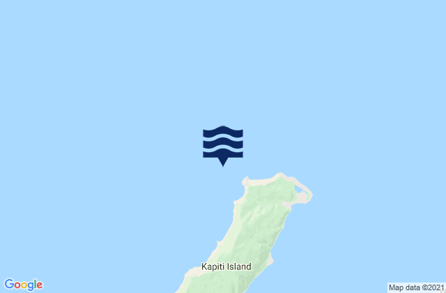 Mapa da tábua de marés em Onepoto, New Zealand