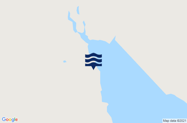 Mapa da tábua de marés em Otrick Island, United States