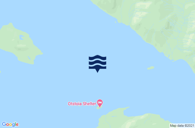Mapa da tábua de marés em Otstoia Island Light 1 mile north of, United States