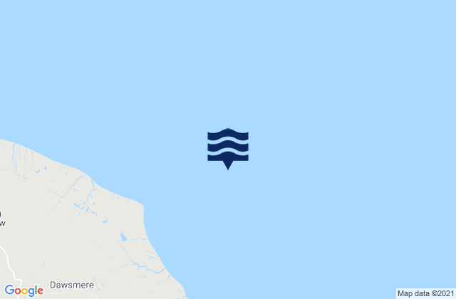 Mapa da tábua de marés em Outer Westmark Knock, United Kingdom