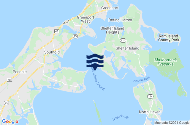 Mapa da tábua de marés em Paradise Point 0.4 mile east of, United States