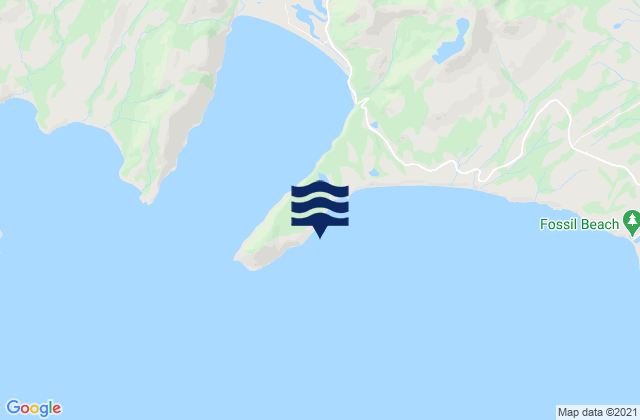 Mapa da tábua de marés em Pasagshak Point, United States