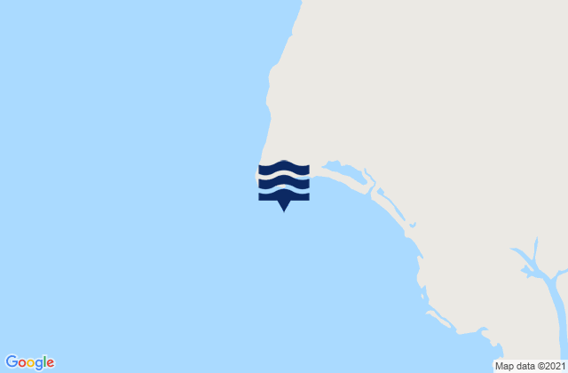 Mapa da tábua de marés em Pearce Point, Australia