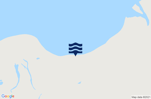 Mapa da tábua de marés em Peel Point, United States