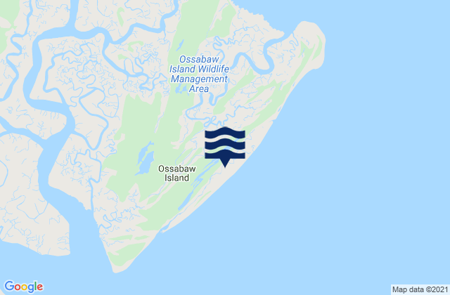 Mapa da tábua de marés em Pelican Point, United States