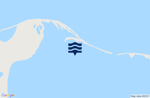 Mapa da tábua de marés em Pelly Island, United States