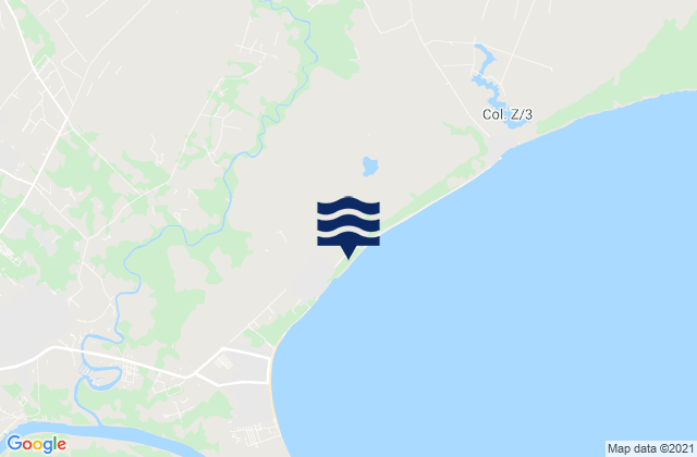 Mapa da tábua de marés em Pelotas, Brazil